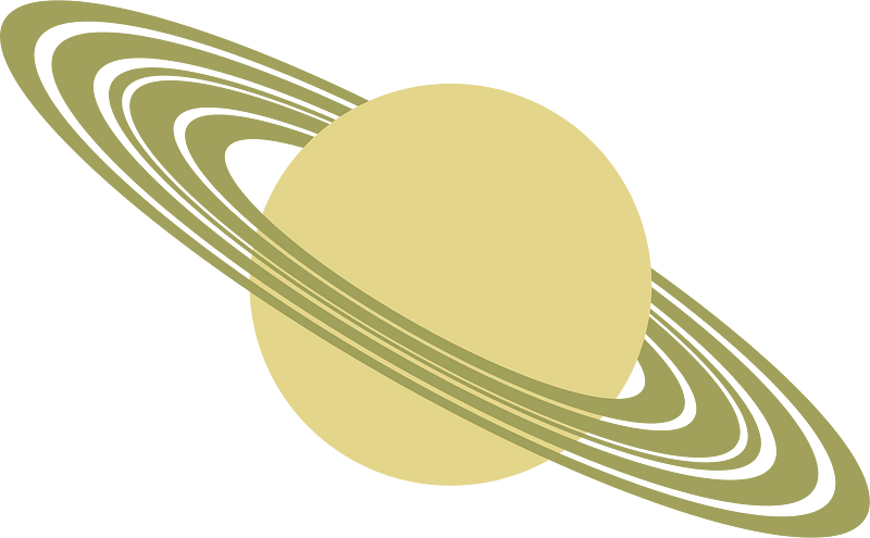 Light grey saturn
