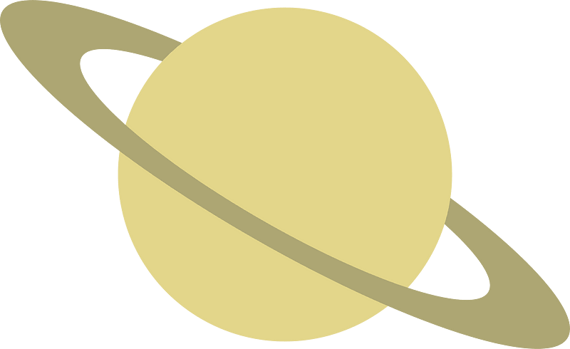Light grey saturn