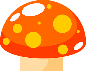 Orange mushroom