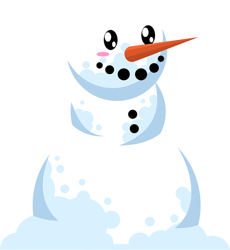 White snowman