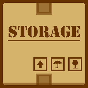 Brown storage box