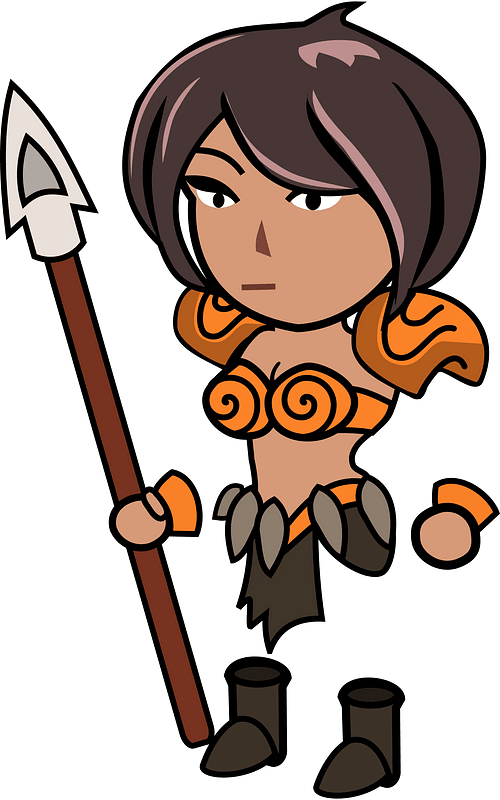 Brown spearsman