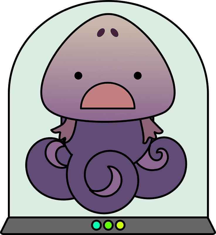 Purple octopus bulb