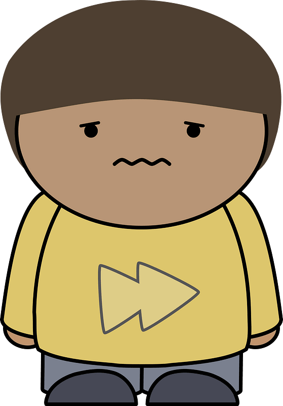 Brown haired neutral boy