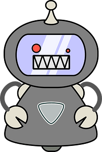 Grey angry robot