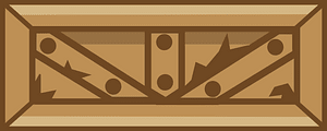 Brown long crate