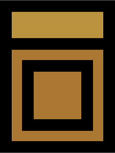 Brown rectangle