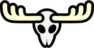 White antlers