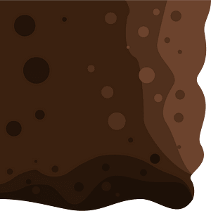 Brown soil