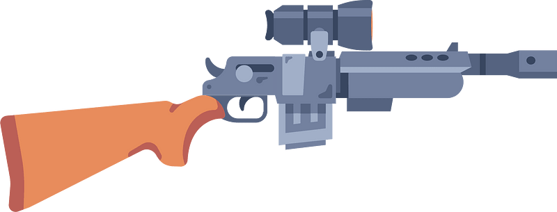 Grey sniper rifle