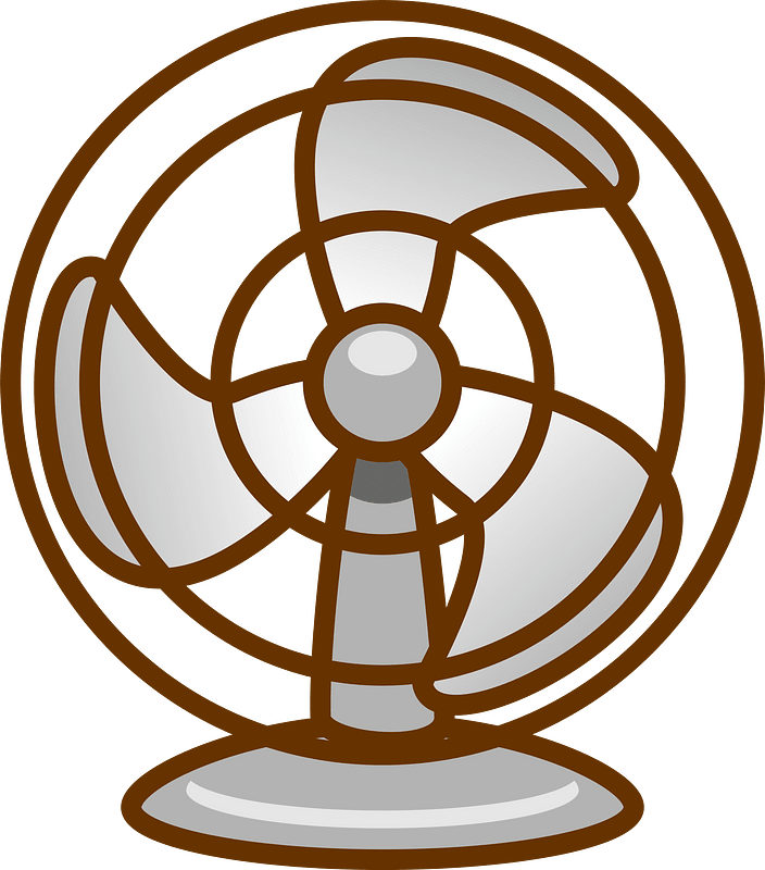 Grey fan