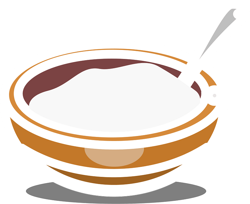 Brown stripe bowl