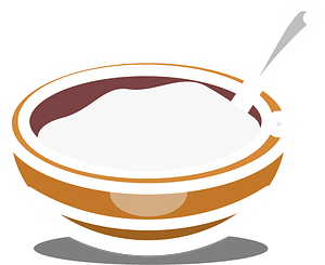 Brown stripe bowl