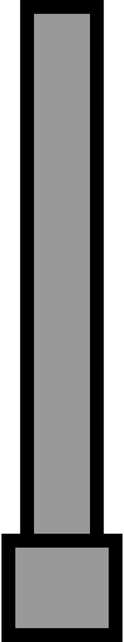 Grey pillar