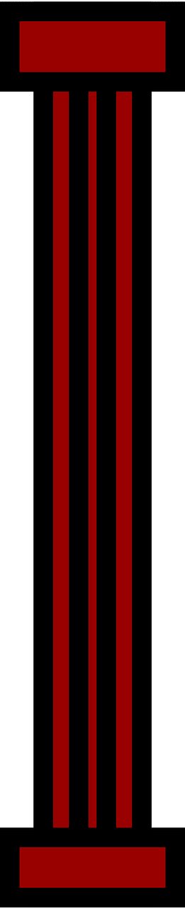 Orange pillar