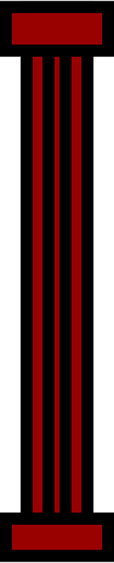 Orange pillar