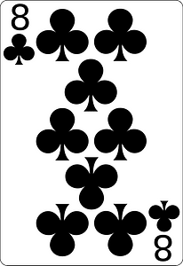 Eight of clubs