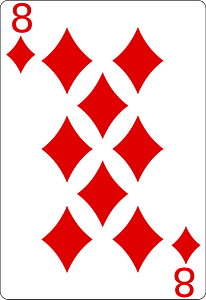 Eight of diamonds