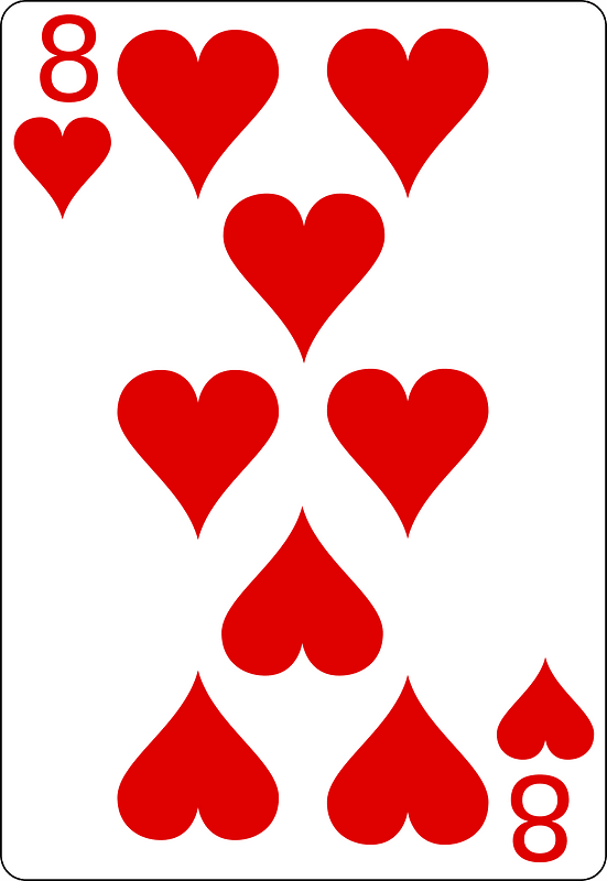 Eight of hearts