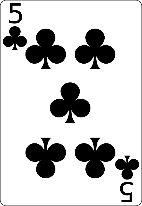 Five of clubs