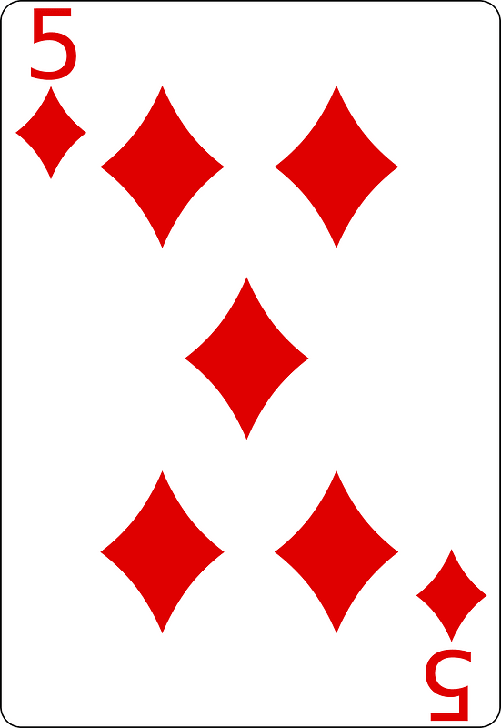 Five of diamonds