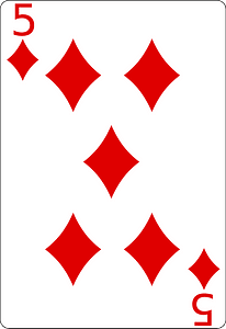 Five of diamonds