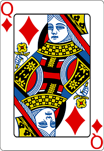Queen of diamonds t