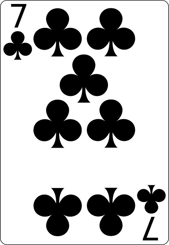 Seven of clubs