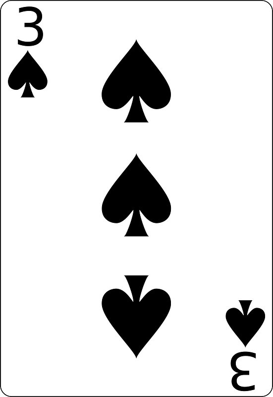 Three of spades