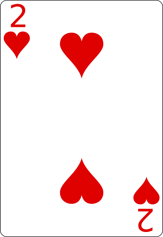 Two of hearts