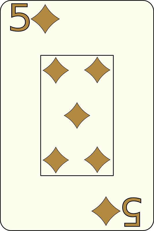 Five of diamond