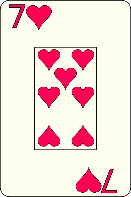 Seven of heart