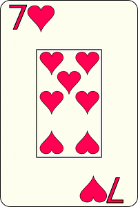 Seven of heart
