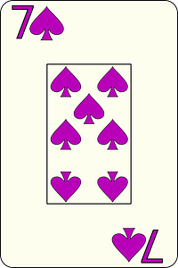 Seven of spade