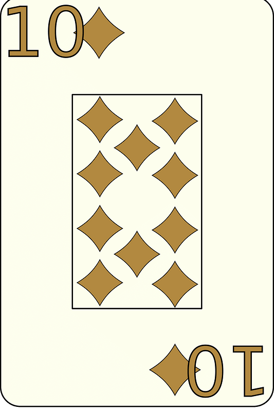 Ten of diamond