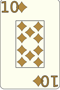 Ten of diamond