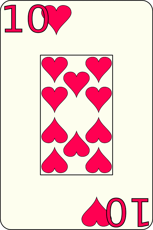 Ten of heart
