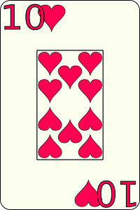 Ten of heart