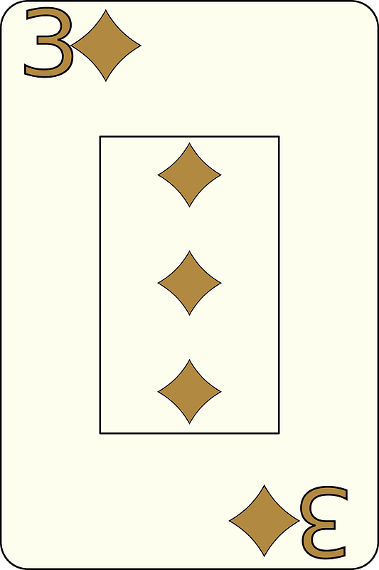 Three of diamond