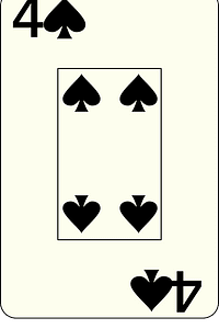 Four of spade