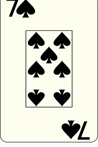 Seven of spade