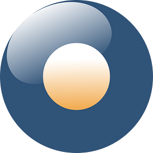 Blue solid ball