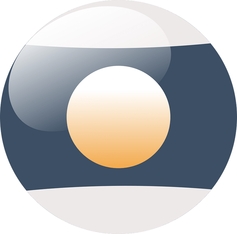 Blue striped ball