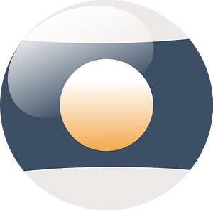 Blue striped ball