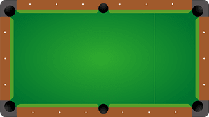 Green pool table