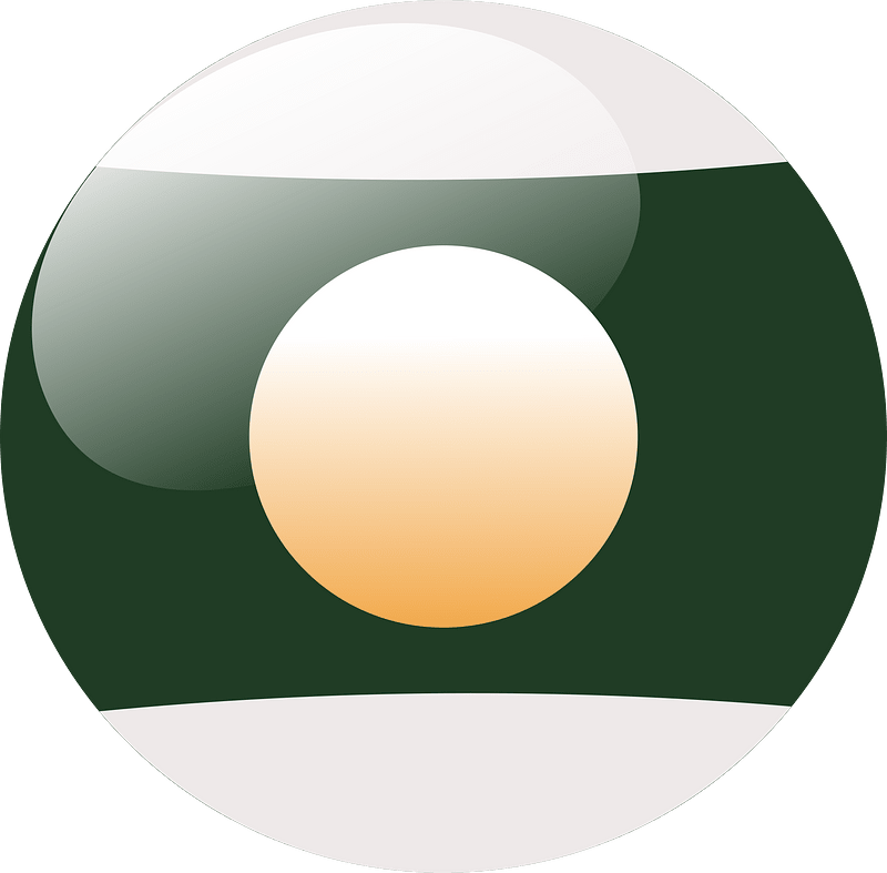 Green striped ball