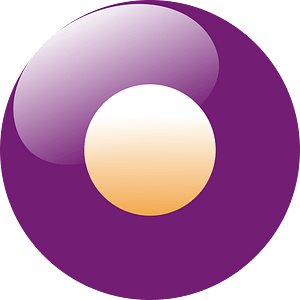 Purple solid ball