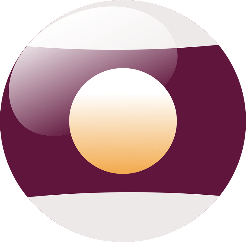 Purple striped ball