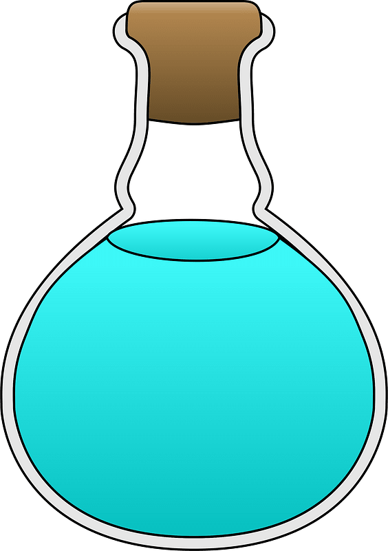 Light blue potion