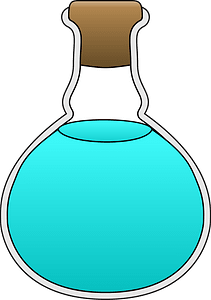 Light blue potion